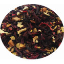 Forest berry fruit and berry tea drink